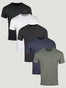 Foundation 5-Pack Crew Neck Tees | Fresh Clean Threads UK