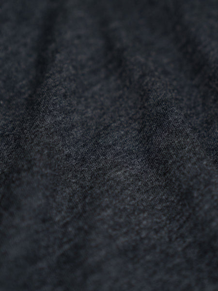 Charcoal Long Sleeve Crew | Fabric | Fresh Clean Threads UK