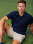 Navy Performance Polo Comfort + Fit | Fresh Clean Threads UK
