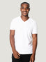 All White V-Neck 5-Pack