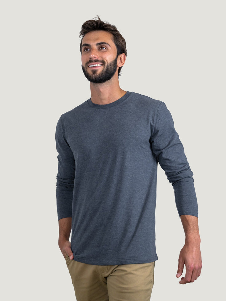 Navy Long Sleeve Crew