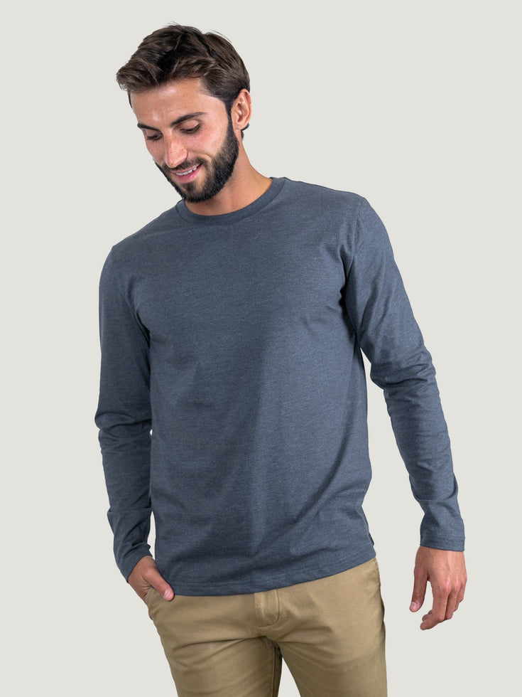 Navy Long Sleeve Crew