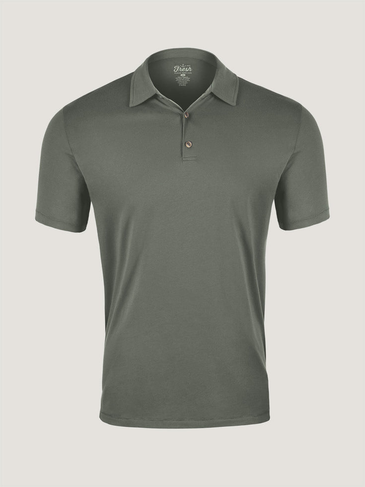 Mercury Green Torrey Polo | Fresh Clean Threads UK