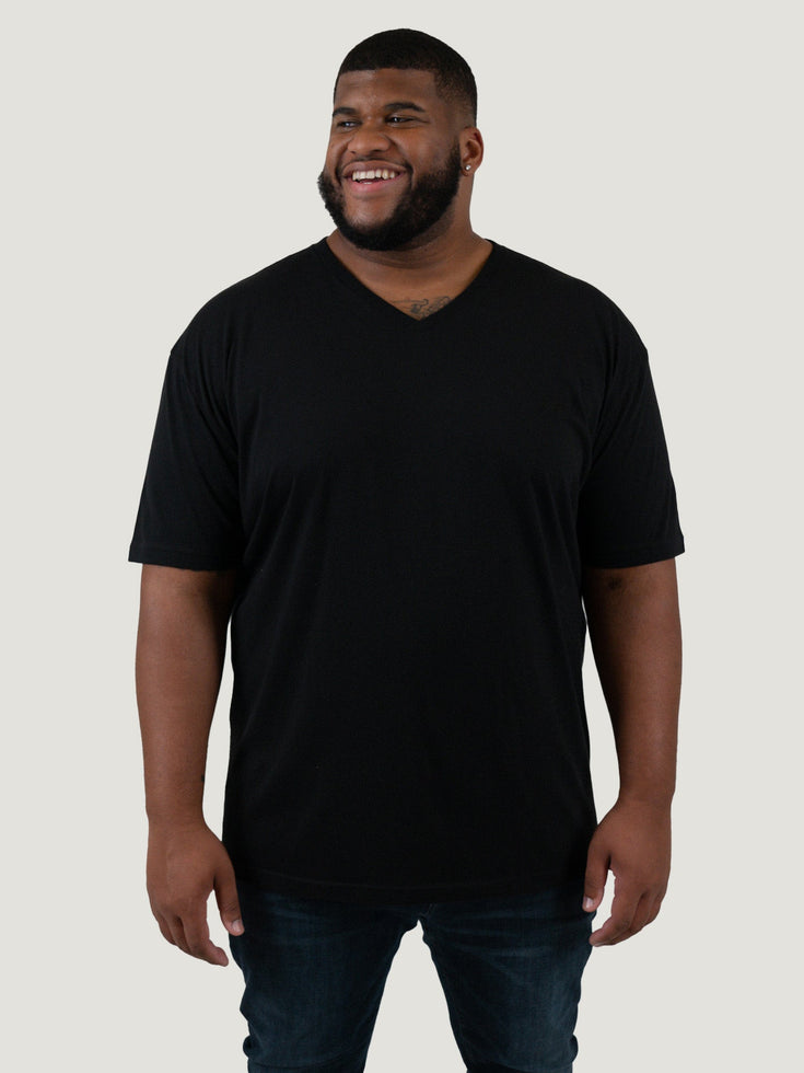 All Black V-Neck 5-Pack